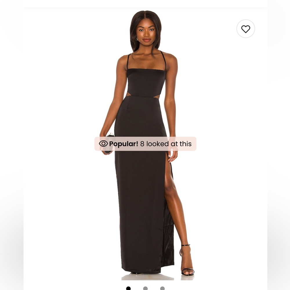 NWT Nookie Black Cut Out Gown